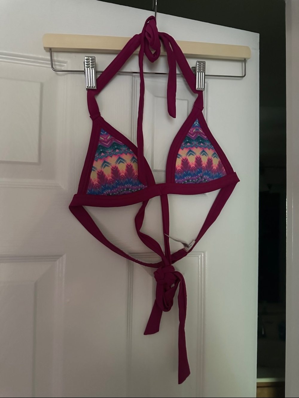 PINK Victoria's Secret White Tank with Pink Trim